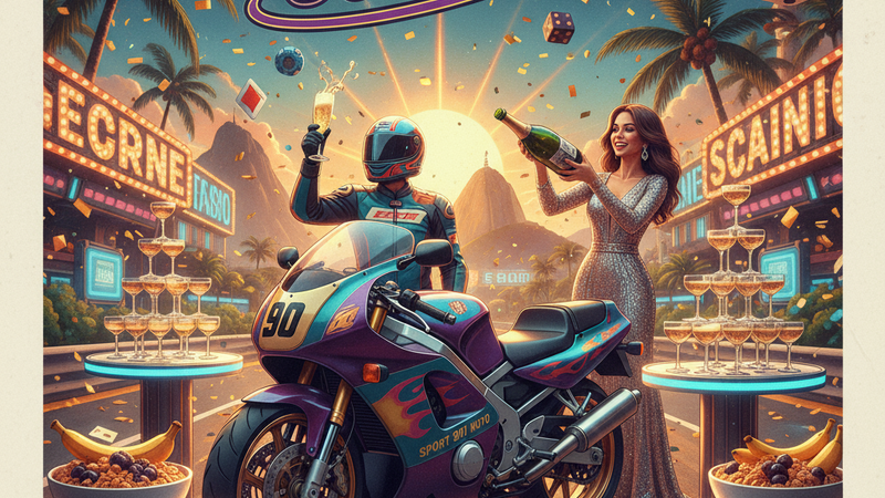 Balança pesando risco e recompensa